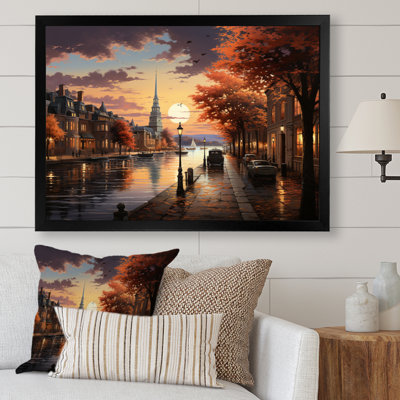Pond In Boston Memories - Boston Framed Wall Art