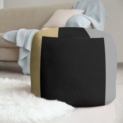 Upholstered Polyester Blend Cube