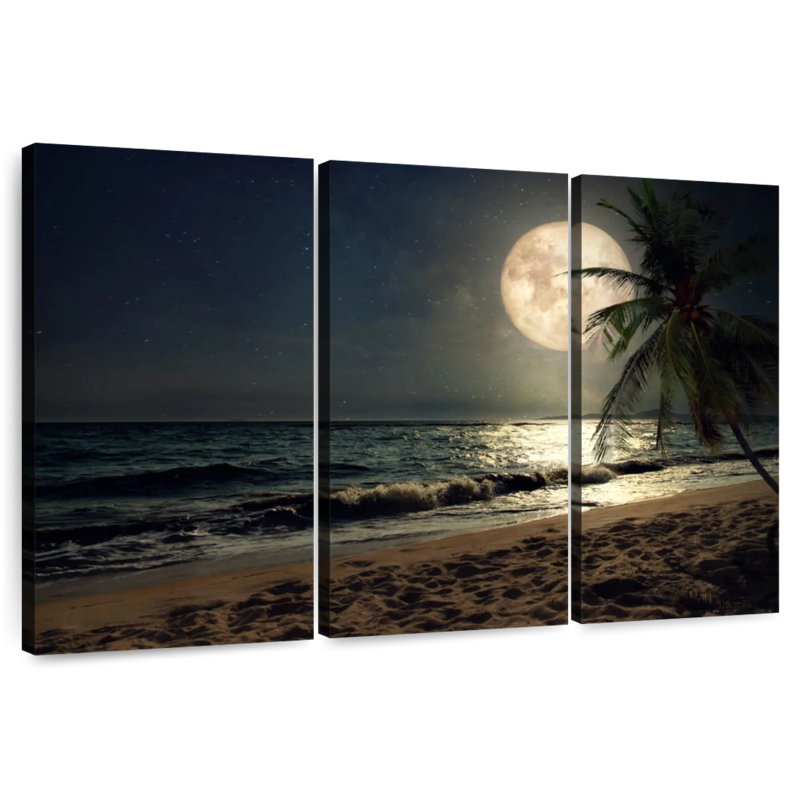 Gillard Moonlit Coast, H 28 po x l 45 po