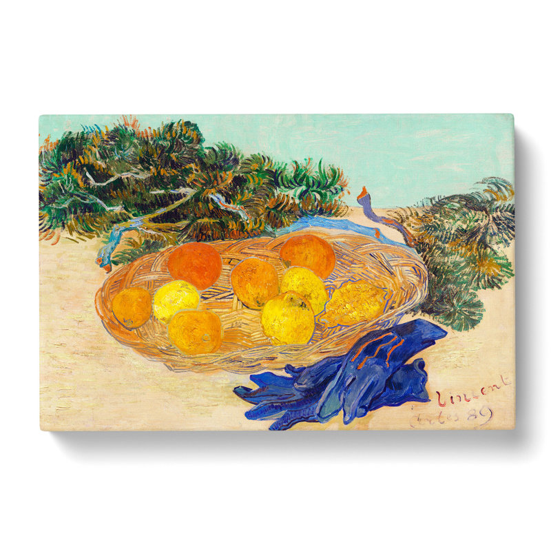 Oranges And Lemons by Vincent Van Gogh - Wrapped Canvas, 35cm H x 50cm W x 3cm D