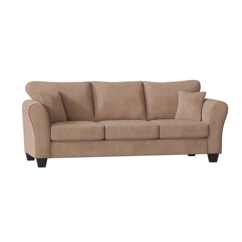 Fredericktown Upholstered 96'' Sofa, Bulldozer Mocha