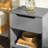 Jaqualine 1-Drawer Nightstand with Storage Cubby-65282569