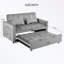 Canapé-lit avec dossier inclinable et coussins-973634797
