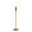 62'' Brass/Black Traditional Floor Lamp