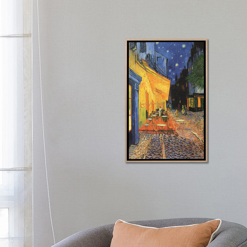 Vincent Van Gogh - Painting on Canvas, Oak Floater Framed, 66.04cm H x 45.72cm W x 3.81cm D