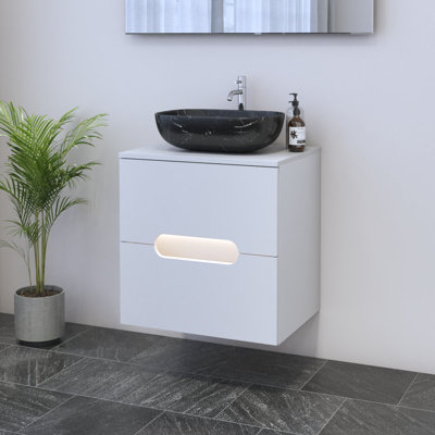 Kashden 23.6'' Single Bathroom Vanity with Top