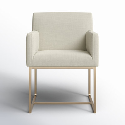 Brose Upholstered Dining Arm Chair