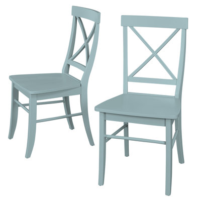 Bellmead Solid Wood Cross Back Side Chair