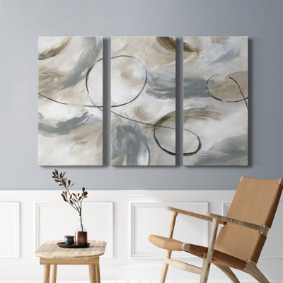 Staccato - 3 Piece Wrapped Canvas Painting
