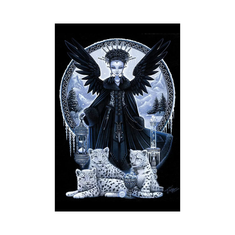 Wynter 1 Piece Wrapped Canvas Wall Art, 30.48 cm H x 45.72 cm W