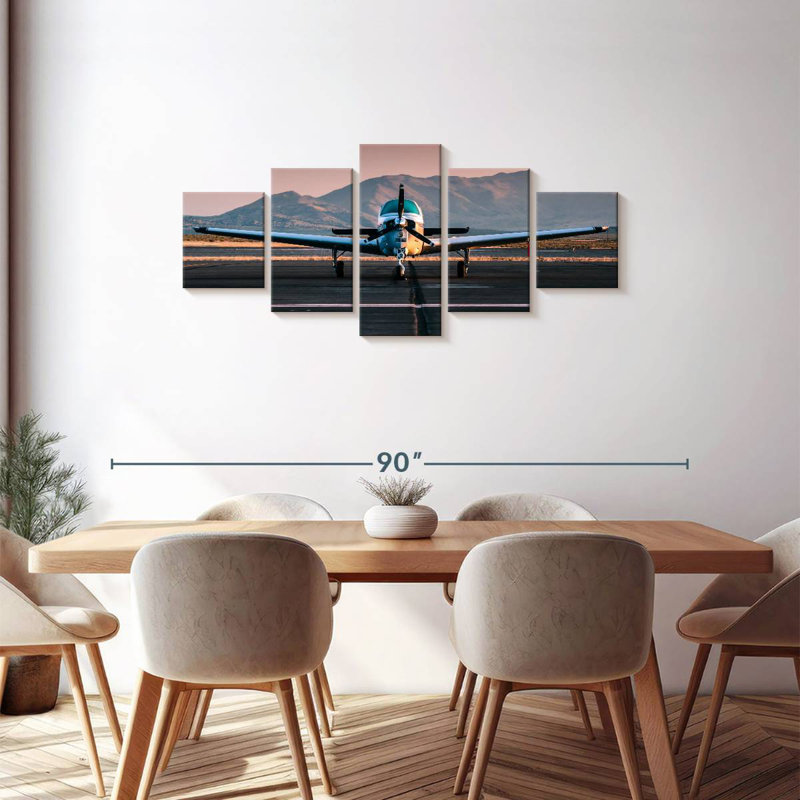 Mehar Private Aeroplane, 30" H x 68" W
