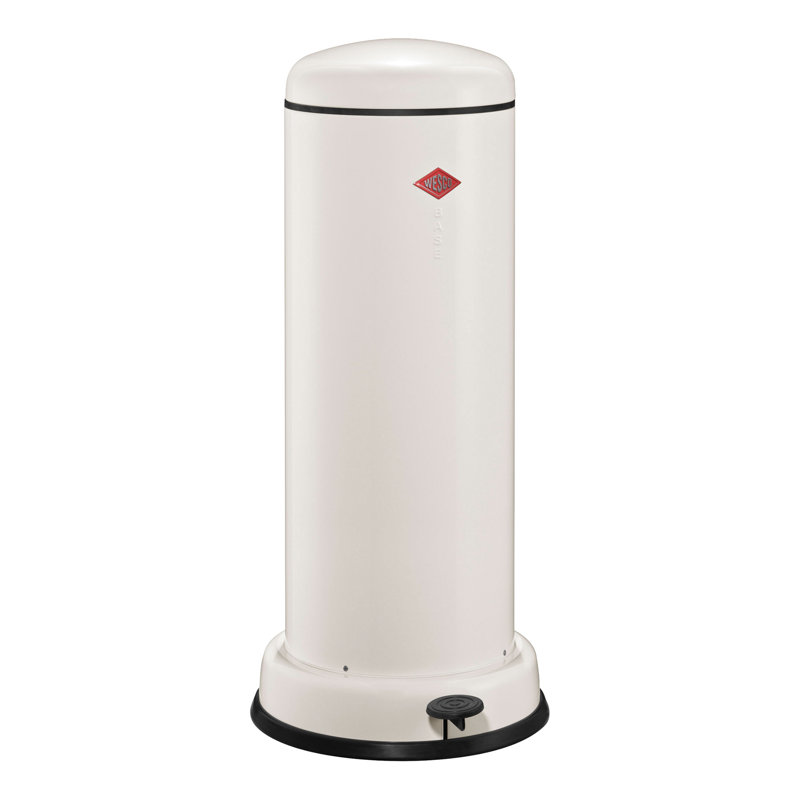 Powder -coated Sheet Steel Step On Kitchen Trash Can, Sand, 30 L, 80cm H x 36.2cm W x 36.2cm D