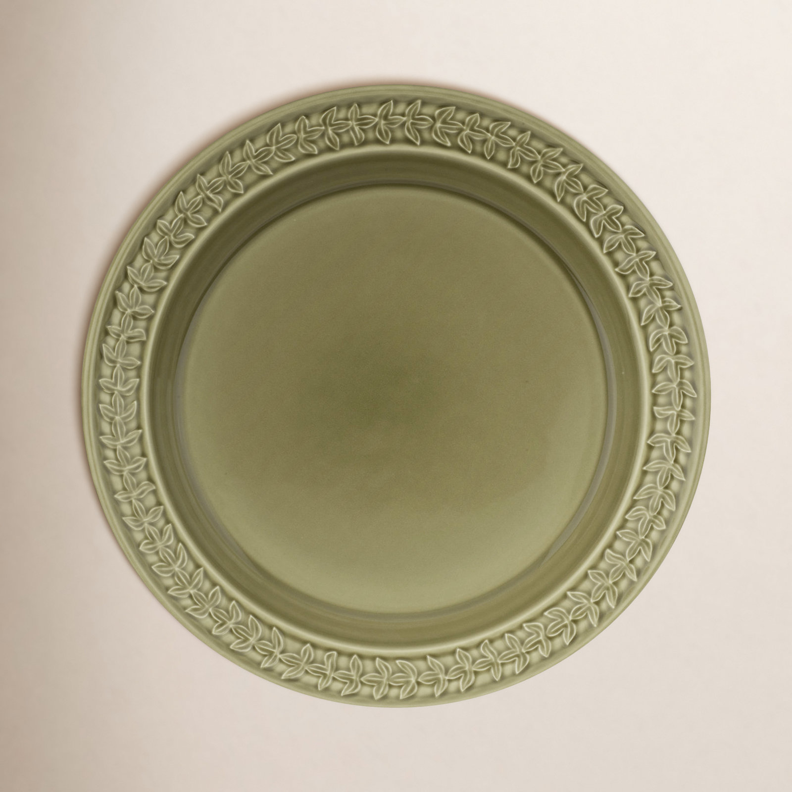 Botanic Garden Harmony 9" Salad Plate, Moss Green