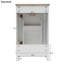 Petit meuble-lavabo moderne de 20 pouces avec lavabo en céramique - 20 * 14,5 * 33,3 pouces, rangement spacieux, 1 porte à fermeture en douceur