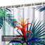 Rideau de douche imperméable sans soudure Royal Royal Monstera avec 12 crochets-870321828
