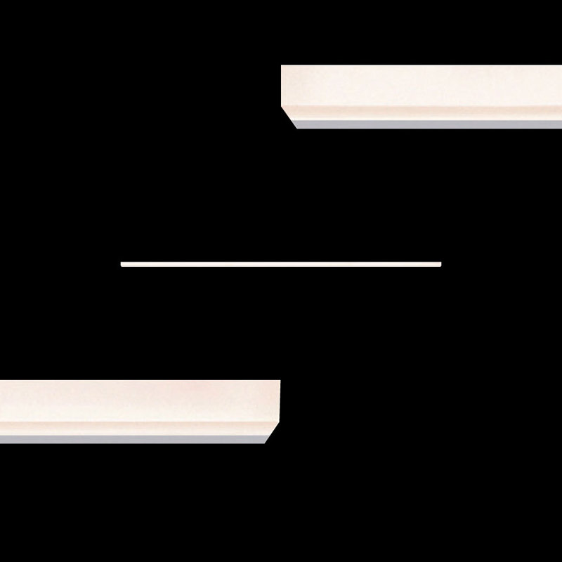 Stiletto Lungo 1 - Light LED Bath Bar, Bright Satin Aluminum