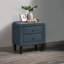Mobilier de chambre à coucher rembourré gris foncé de style moderne