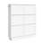 Modern Elegant Narrow Tipping Bucket Shoe Cabinet With 6 Flip Drawers, Space Saving Design, Cream Style Entryway Organizer With Adjustable Shelf, Free-Standing Shoe Rack With 3 Silvery Hooks, White-1550048906