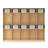 EdQ 10-Section Locker - Natural-121690172