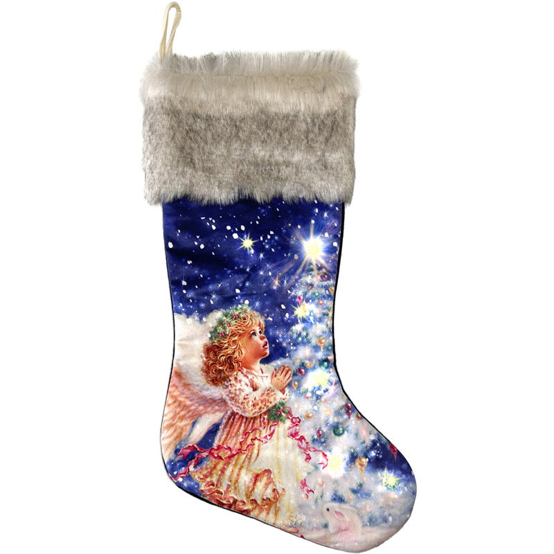 Chaussette de Noël ange