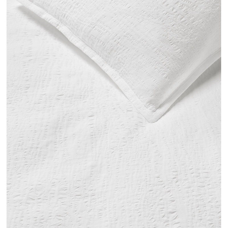 Sabino Cotton Pillow Sham, White, King