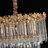 Marquise 16-Light Rectangular Chandelier - Gold