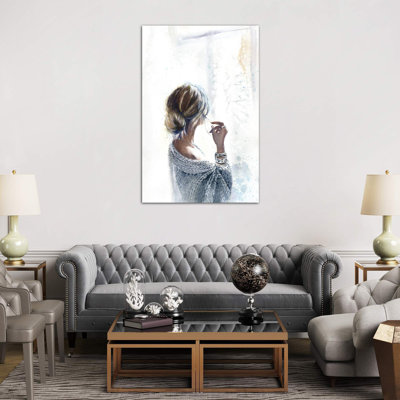 By The Window - Wrapped Canvas Painting