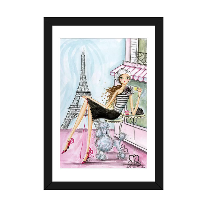 Art sur toile miel, Papier d'art encadré noir, Blanc, H 24 po x l 16 po x P 1 po