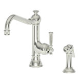 Jacobean Single Handle Kitchen Faucet with Side Spray