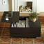 Table basse carrée en bois manufacturé l 32 po avec base en bloc et rangement-1411603545-1528428806