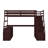 Twin-Sized High-Rise Bed With 7 Drawers, 2 Display Shelves, And A Study Desk-123407122-123407119