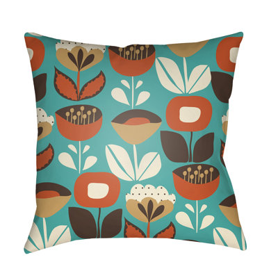 Moderne Flower Indoor Throw Pillow