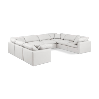 Itala Upholstered U-Shaped Sectional Reversible