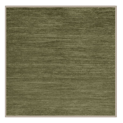 Machine Washable Solid Brown Area Rug