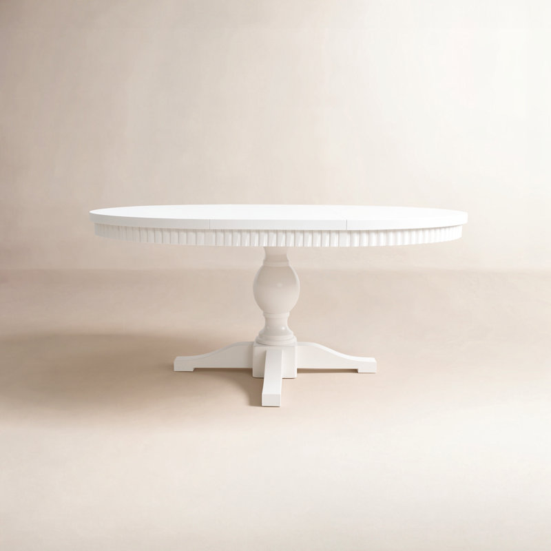 Table de salle à manger Gunes, Blanc