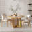 Round Solid Wood Dining Table with Rattan Pedestal-1808413169-1808413168