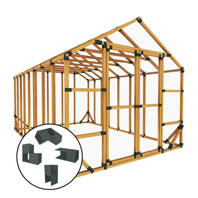 10 FT X 16 FT DIY E-Z Frame Greenhouse Kit