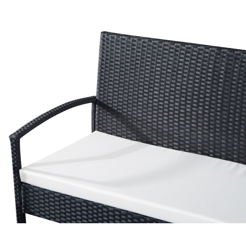 Cottage Rattan 4 - Person Seating Group with Cushions