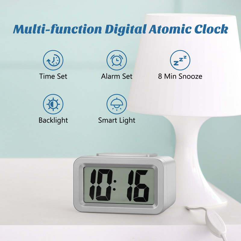 Multi-Function Digital Alarm Clock with Backlight
