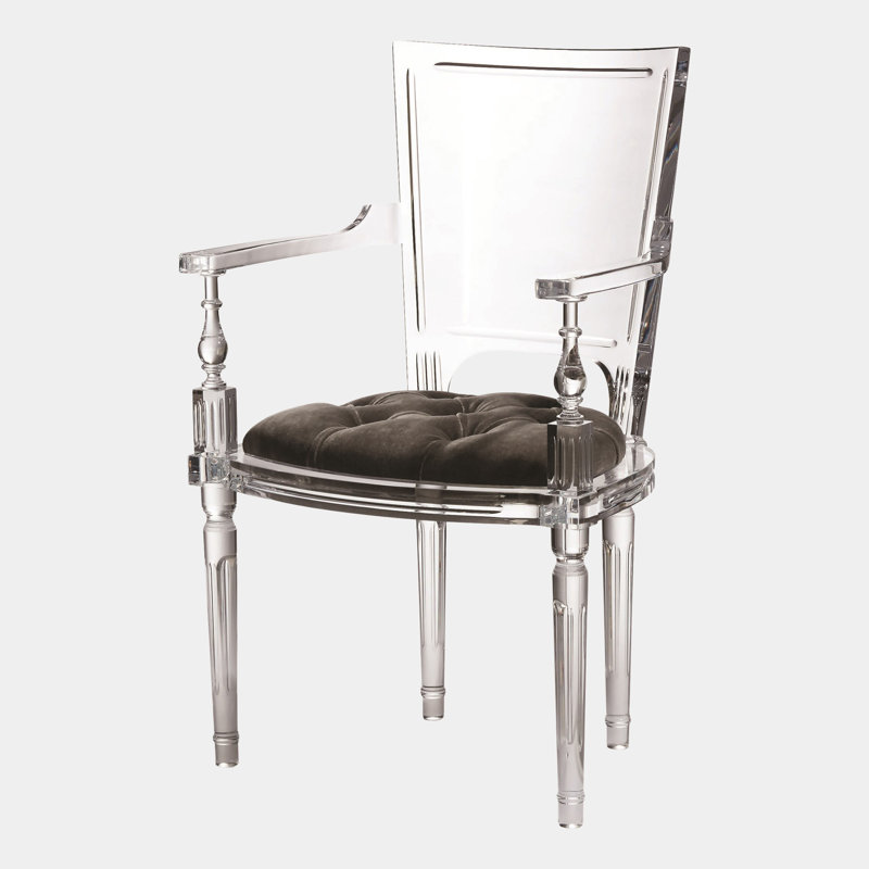 Marilyn Upholstered Dining Chair, Gray