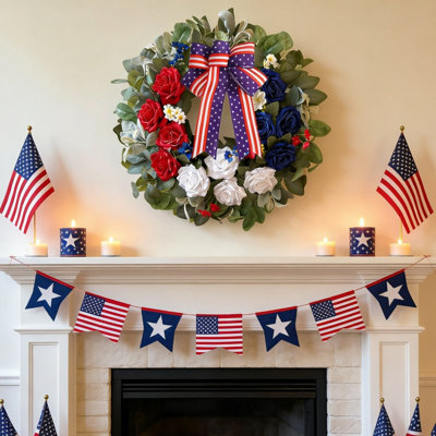 Plastic 34.01cm Wreath