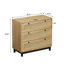 3-Drawers Storage Cabinet Rope Woven Drawer (Set Of 2)-1633183383