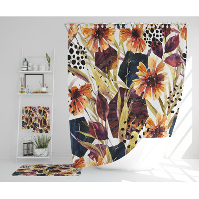 Nazzarena Polyester Shower Curtain Set