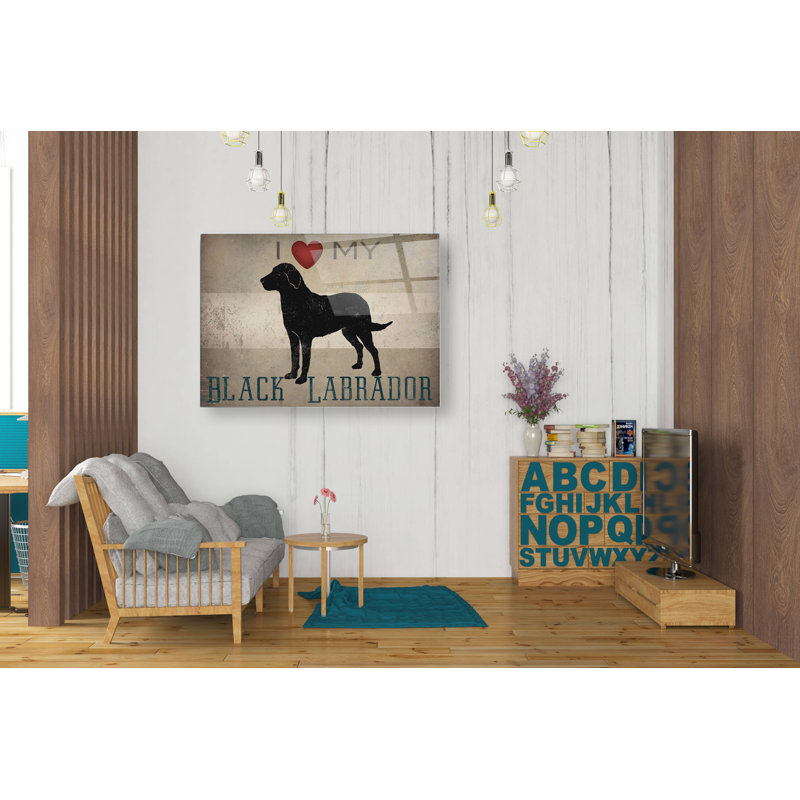 «Labrador Love I» par Ryan Fowler - impression sans cadre, H 24 po x l 36 po x P 0,2 po