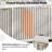 65.8" Fluted sideboard Adjustable 3-Tier with Fluted Doors and Gold Handle for Kitchen, Entryway, Dining Room-1109426864