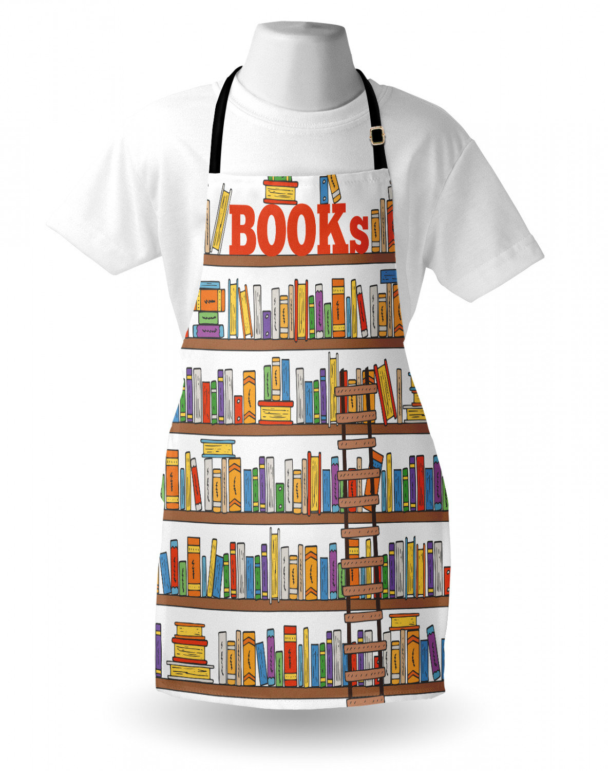 East Urban Home Library Bookshelf Apron | Wayfair