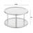 Rebrilliant Leandro Stainless Steel Lazy Susan