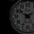 Quartz movement / Crystal Tabletop Clock in Chrome with Alarm
