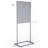 Floor Standing Double-Sided Pedestal Poster Holder
