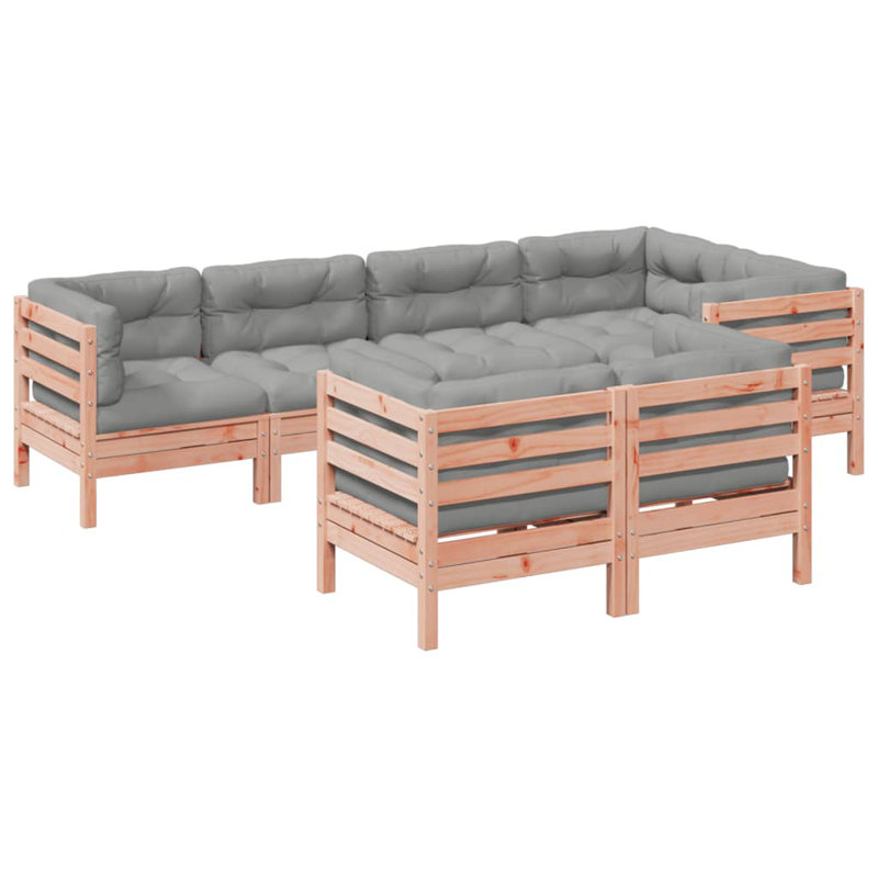 63.5cm Wide Patio Sofa with Cushions